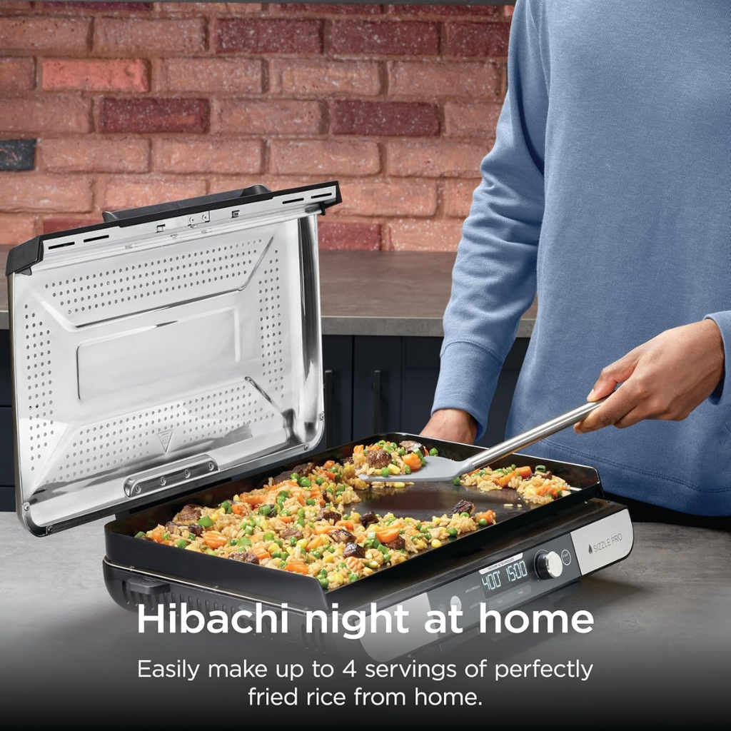 SizzleGrill Indoor Griddle and Grill